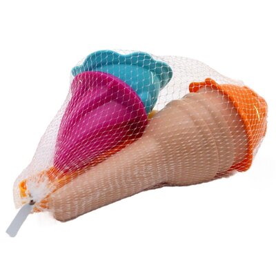 Zestaw do piasku DETAL Ice Cream Natural (3 szt) + łyżka