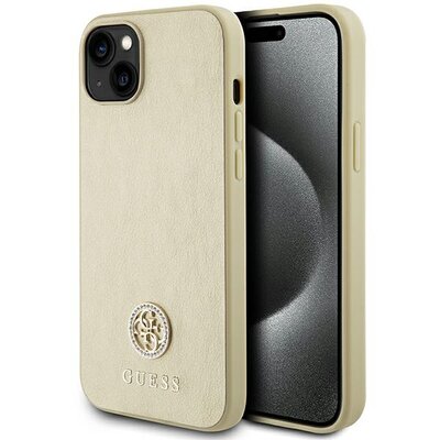 Etui GUESS 4G Metal Logo do Apple iPhone 15 Złoty