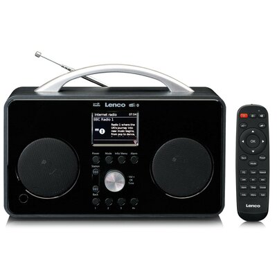 Radio internetowe LENCO PIR-645BK Analogowe Przenośne Czarny