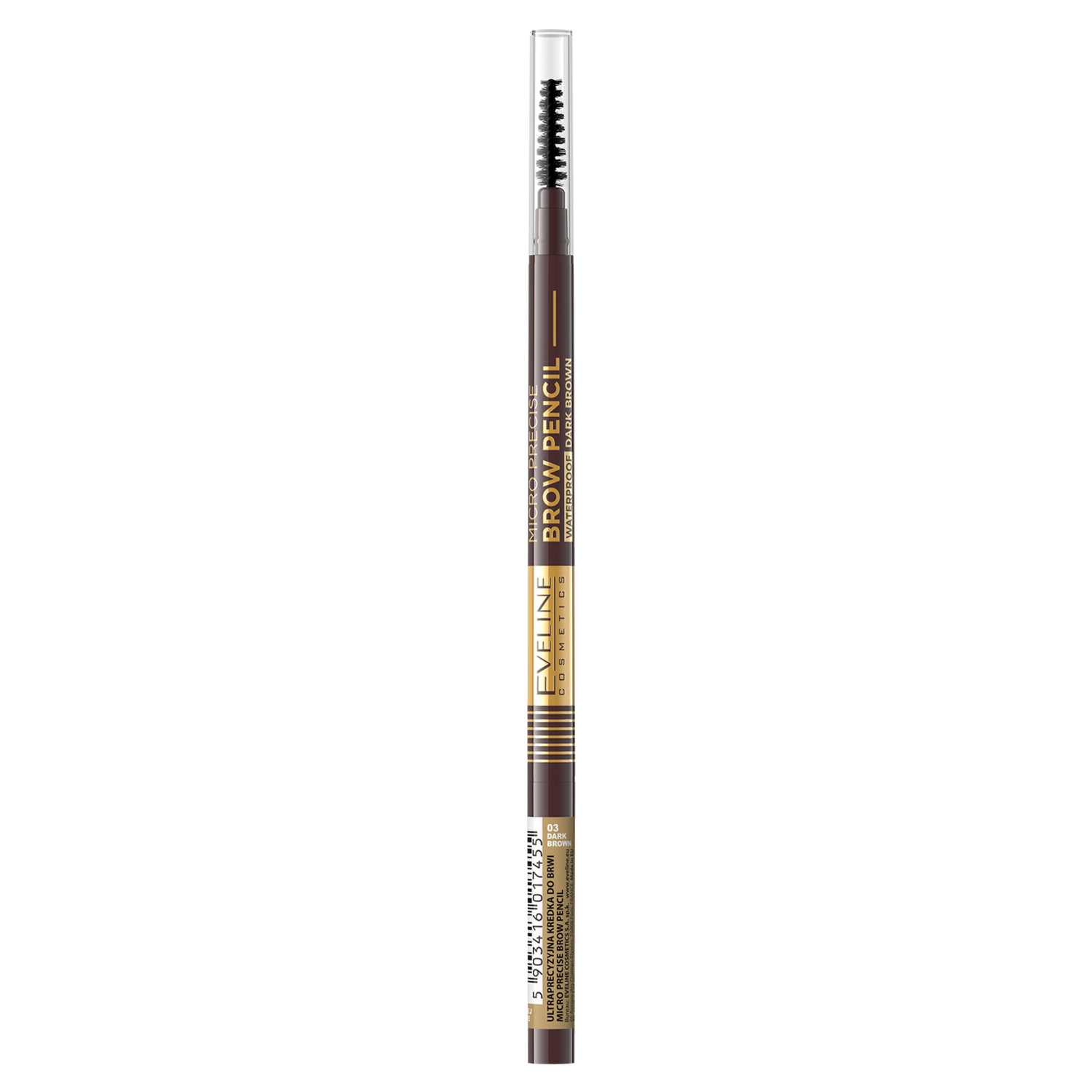 Eveline Cosmetics Micro Precise kredka do brwi 03 dark brown, 4 g