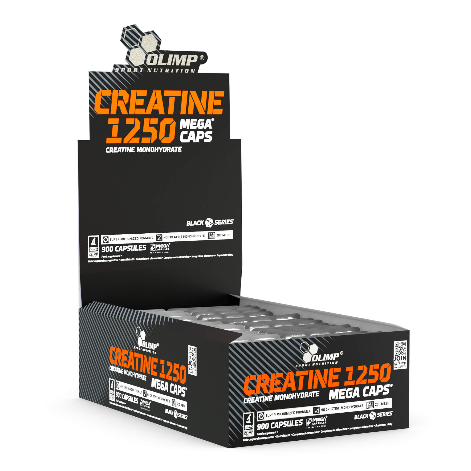 Olimp Sport Nutrition Creatine 1250 Mega Caps suplement diety - kreatyna (blister), 30 kaps./1 opak.