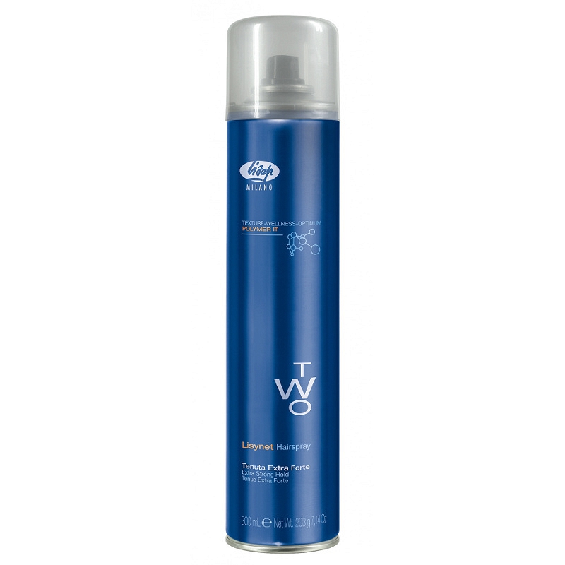 Lisap Lisynet Two mocno utrwalający lakier do włosów bez gazu, 300 ml