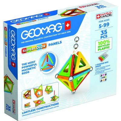 Klocki magnetyczne GEOMAG Supercolor Panels G377