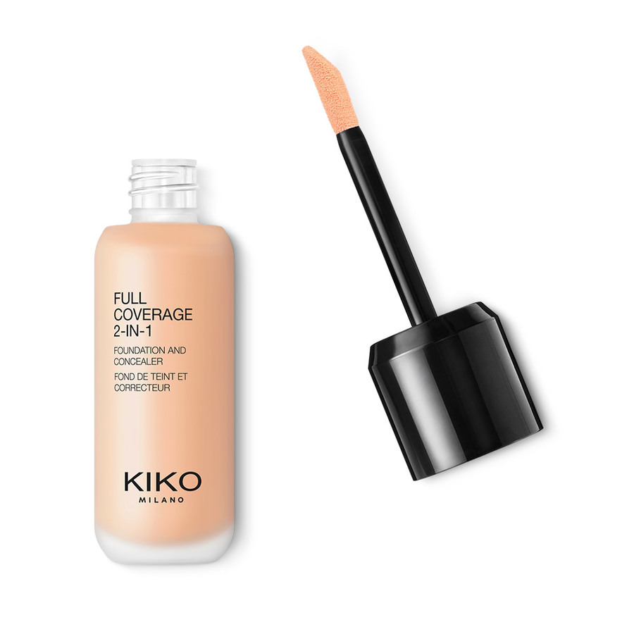 Kiko Milano Full Coverage 2-In-1 Foundation & Concealer mocno kryjący podkład i korektor Neutral 35, 25 ml