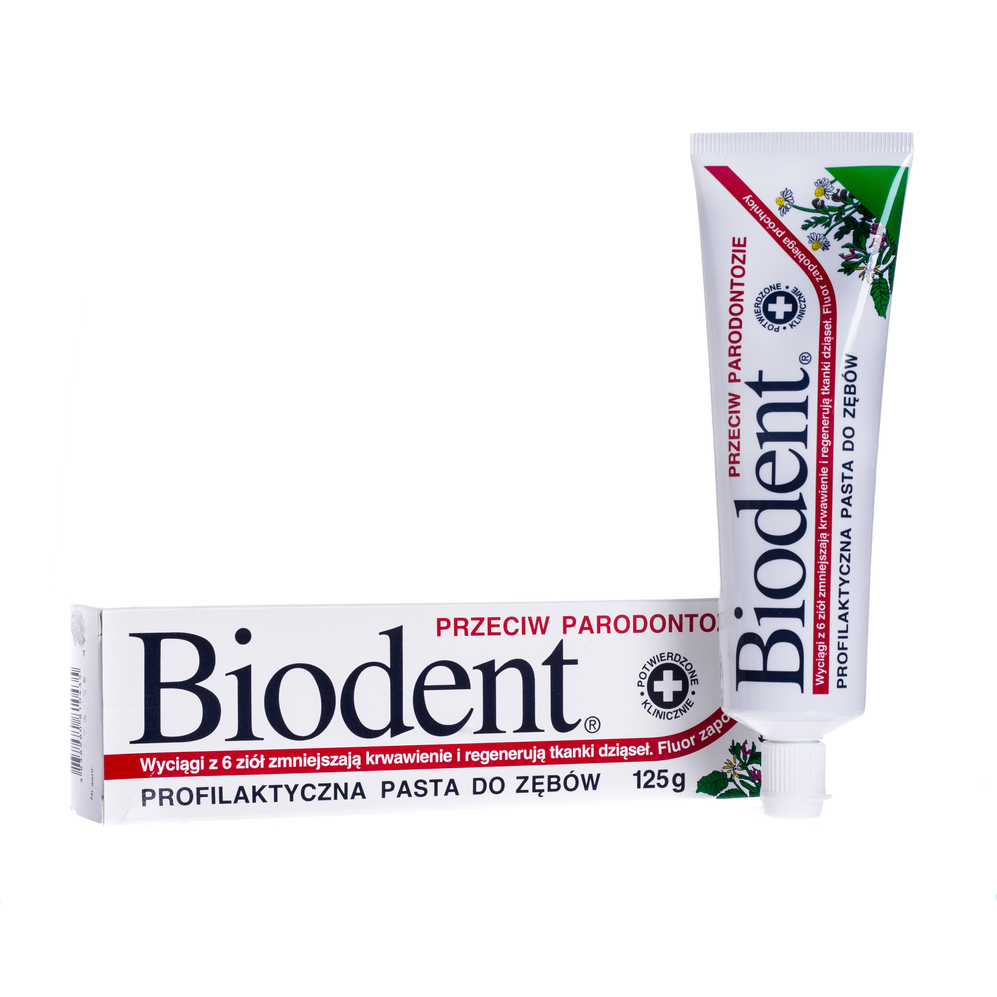 Biodent, pasta do zębów przeciw paradontozie, 125 g