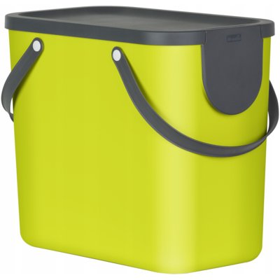 Kosz na śmieci ROTHO 1024905070 Albula 25 L Limonkowy