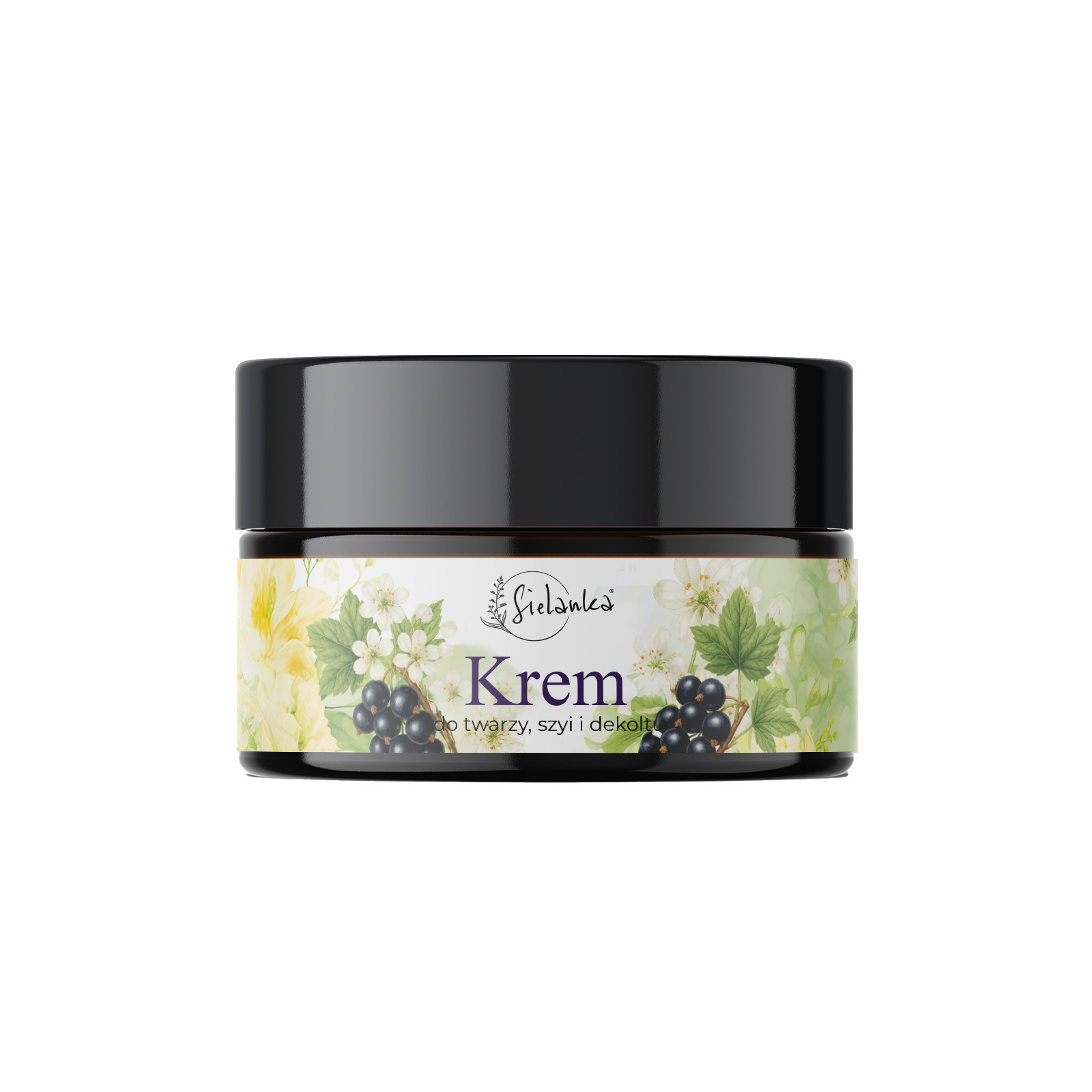 Sielanka Czarna Porzeczka rozświetlająco-nawilżający krem do twarzy z witaminą C, 50 ml