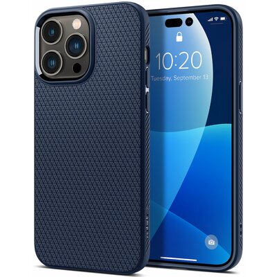 Etui SPIGEN Liquid Air do Apple iPhone 14 Pro Max Granatowy