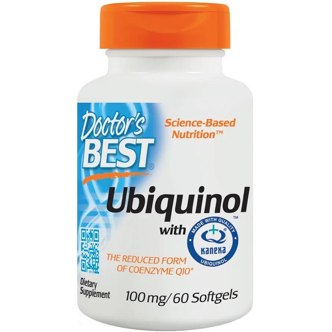 Doctor's Best Ubiquinol Kaneka QH suplement diety, 100mg, 60 kaps./1 opak.