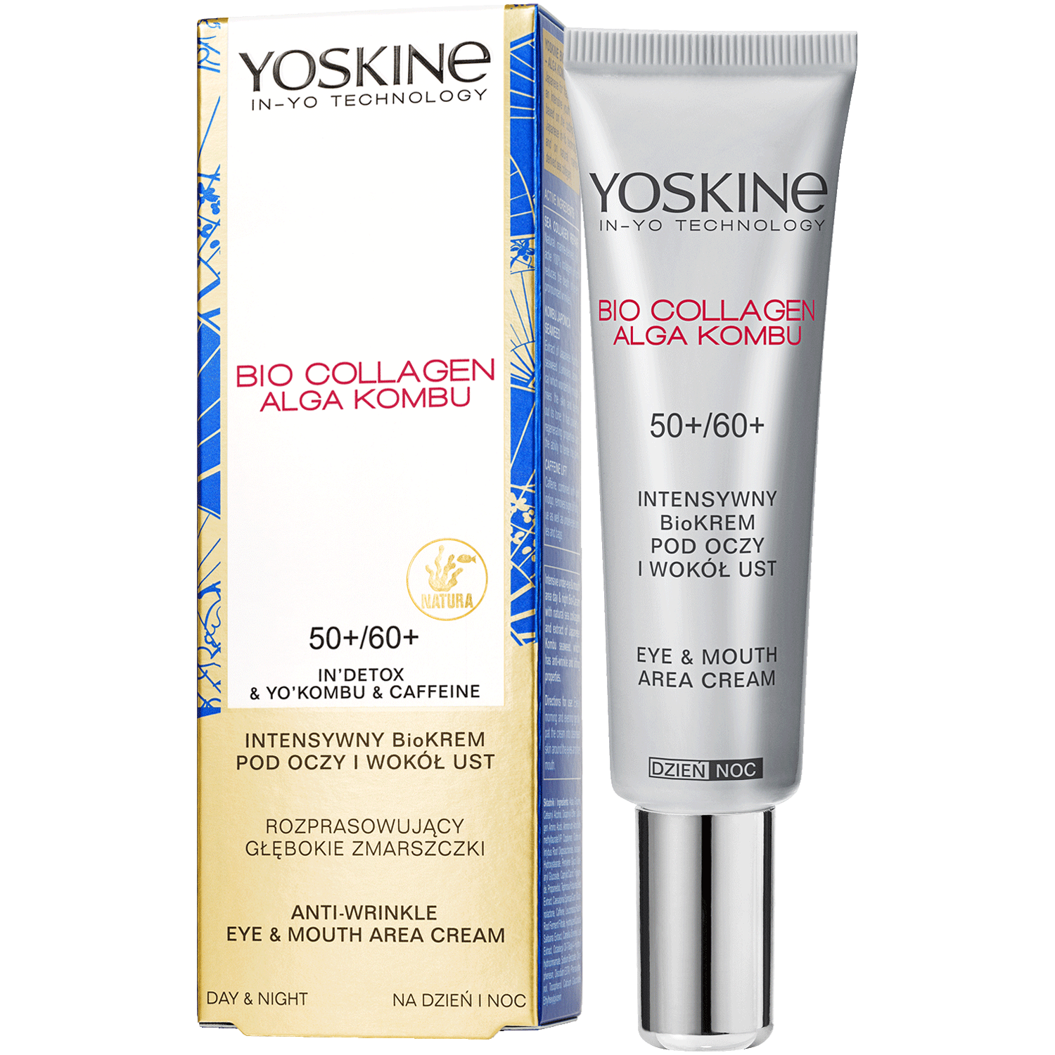 Yoskine Bio Collagen krem pod oczy 50+/60+, 15 ml