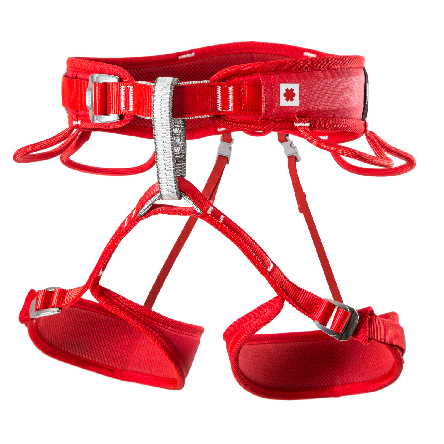 Damska uprząż wspinaczkowa Ocun Twist Tech Lady red - L-XL