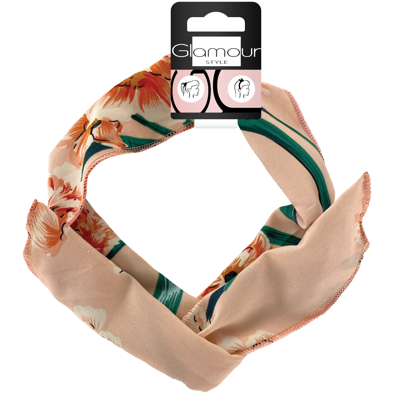 Glamour opaska & zwijka do włosów, 1 szt.