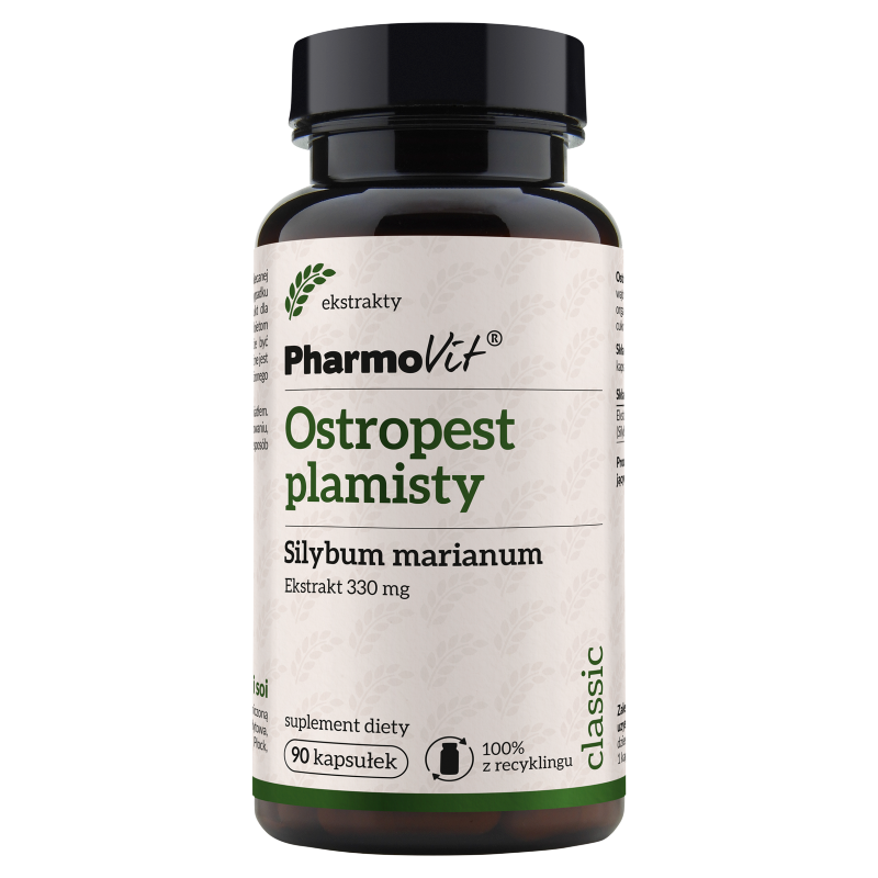 Ostropest plamisty Pharmovit, suplement diety, 90 kapsułek