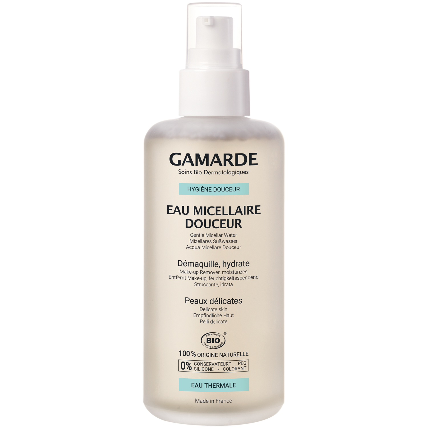 Gamarde delikatna woda miceralna do demakijażu, 200 ml