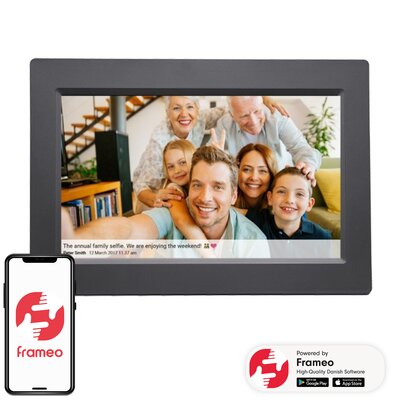 Ramka cyfrowa DENVER Frameo PFF-1015B Czarny