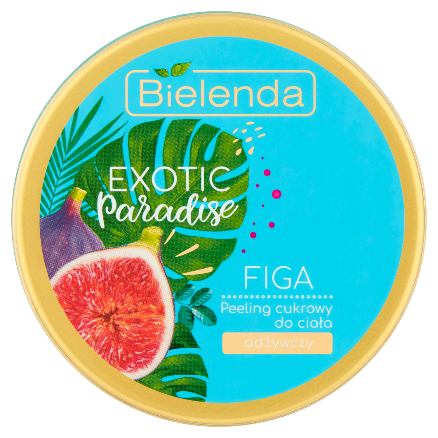 Bielenda Exotic Paradise odżywczy peeling cukrowy do ciała z ekstraktem z figi, 350 g