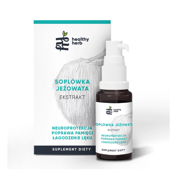 Healthy Herb suplement diety ekstrakt z grzybów soplówki jeżowatej, 30 ml