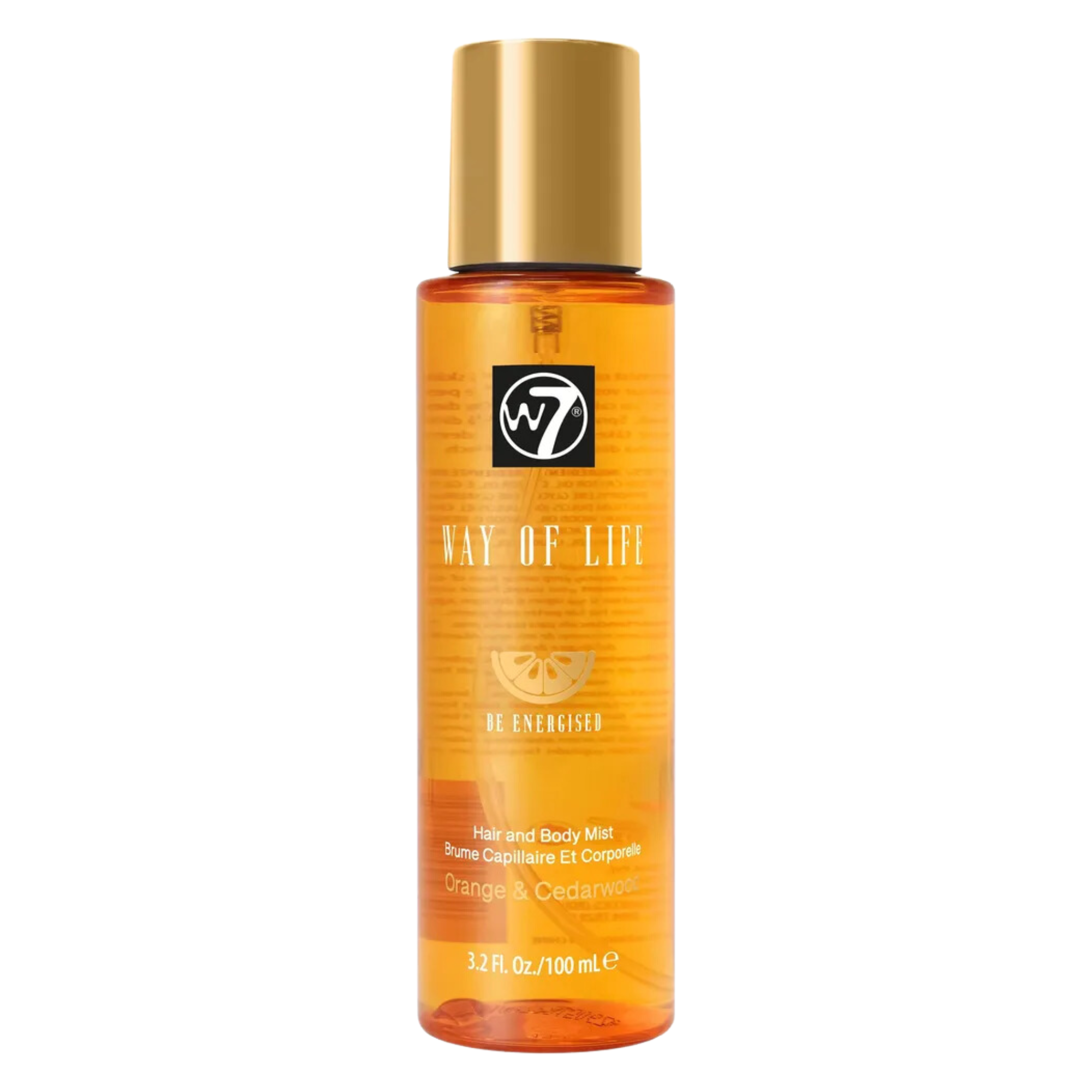 W7 Way Of Life mgiełka perfumowana do włosów i ciała Be Energised, 100 ml