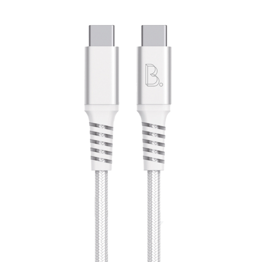 B.On Cotton USB-C to USB-C 0,5m White - kabel USB-C