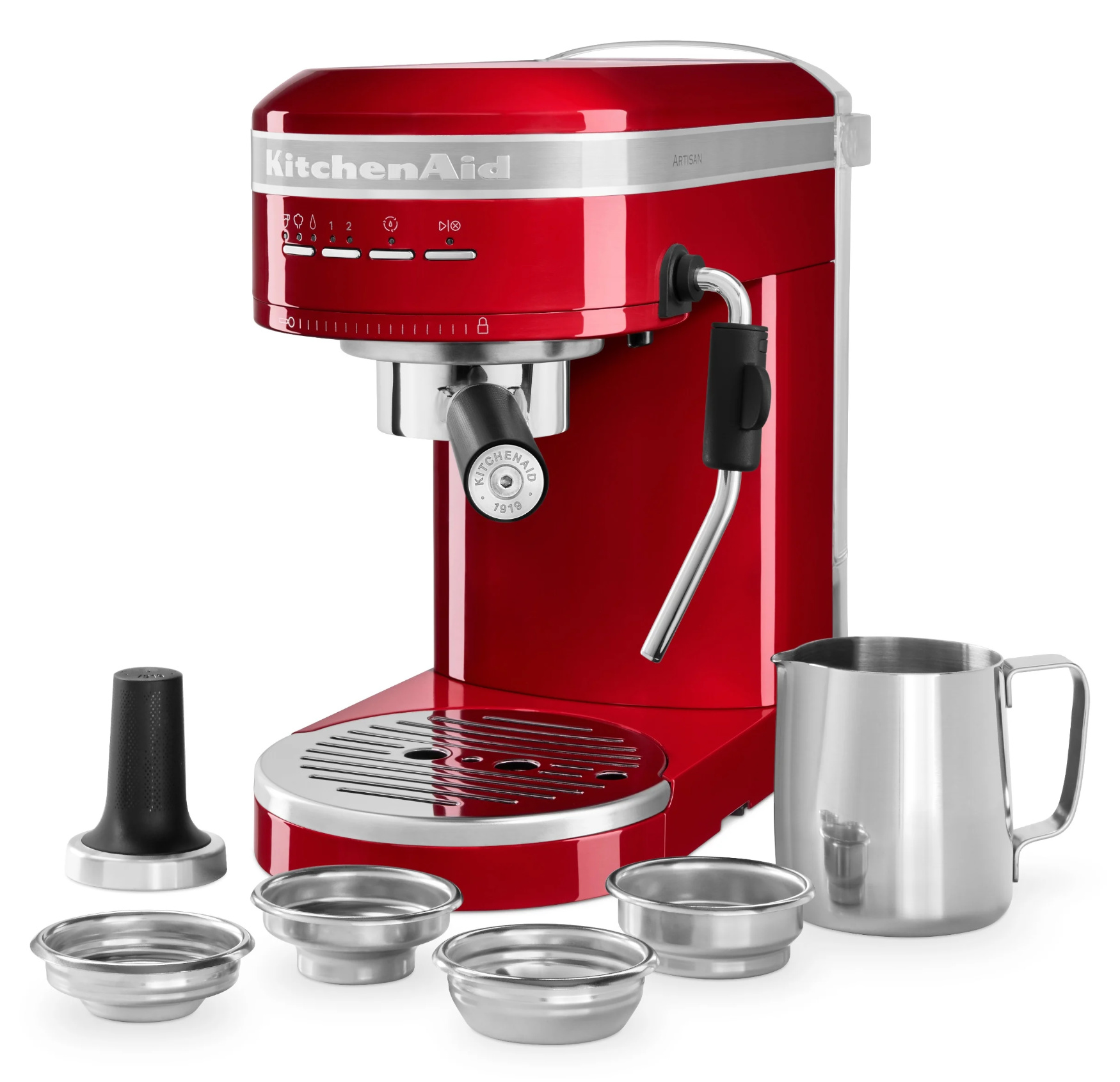 KitchenAid - Ekspres ciśnieniowy Artisan 5KES6503 Czerwony