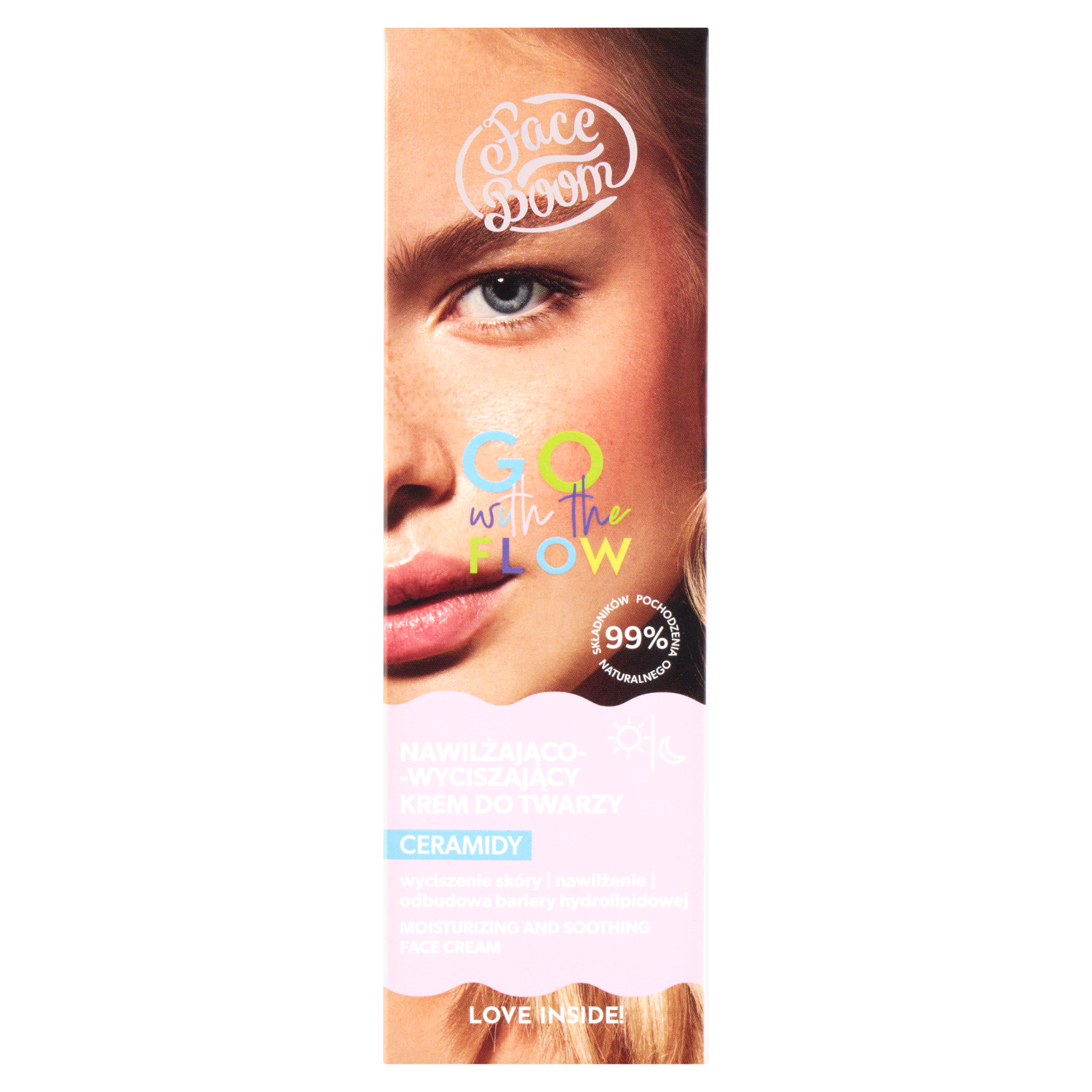 Faceboom Go with the Flow nawilżająco-wyciszający krem do twarzy, 50 ml