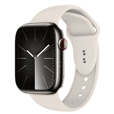 Pasek CRONG Liquid do Apple Watch do koperty 38/40/41/42mm Kamienny beż