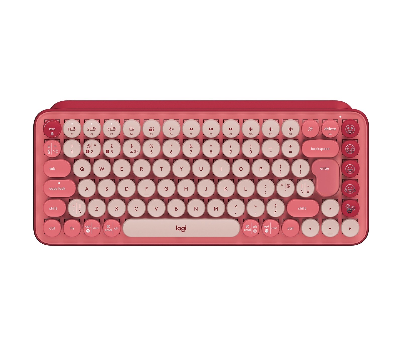 Logitech Pop Keys Coral Rose - klawiatura mechaniczna