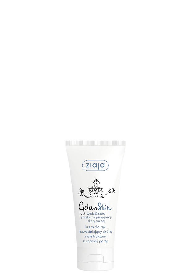 Ziaja GdanSkin nawadniający krem do rąk z ekstraktem z czarnej perły, 50 ml