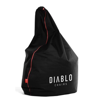 Pufa worek DIABLO CHAIRS 1451 XXL Czarny 110 x 100 cm