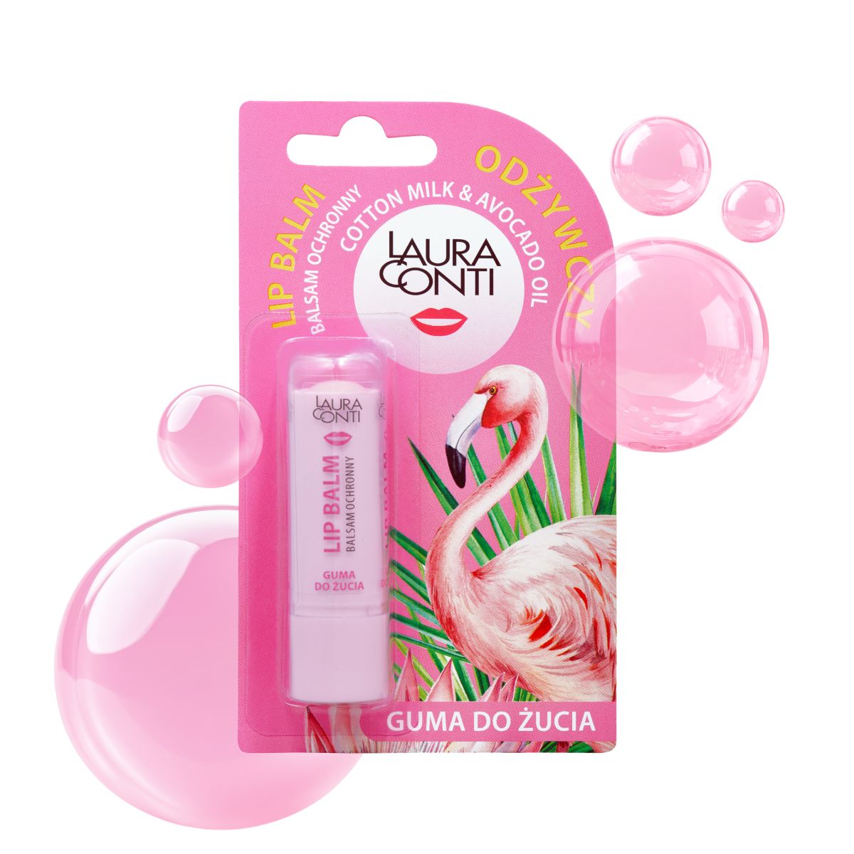 Laura Conti Guma do żucia balsam ust guma do żucia, 4,8 g