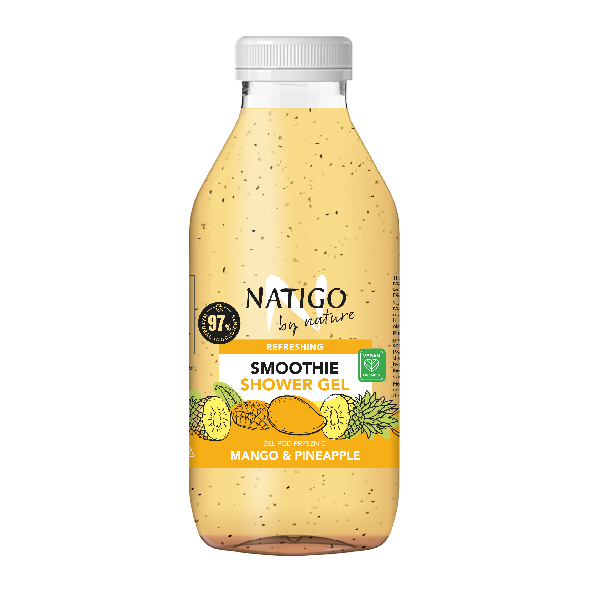 Natigo By Nature Mango&Pineapple smoothie pod prysznic, 400 ml