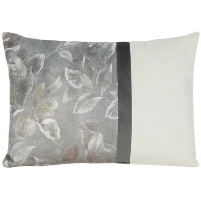 Poszewka EUROFIRANY Anele 30 x 45 cm Stalowo-kremowy