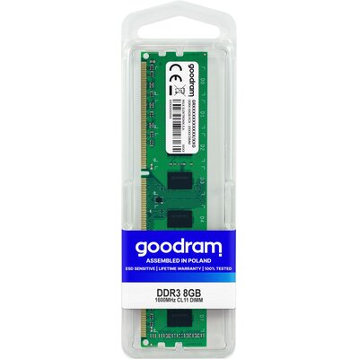 Pamięć RAM GOODRAM 8GB 1600MHz DDR3 DIMM GR1600D364L11/8G