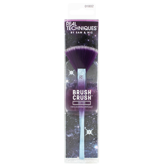 Real Techniques Brush Crush Volume II pędzel do rozświetlacza 304 Fan, 1 szt.