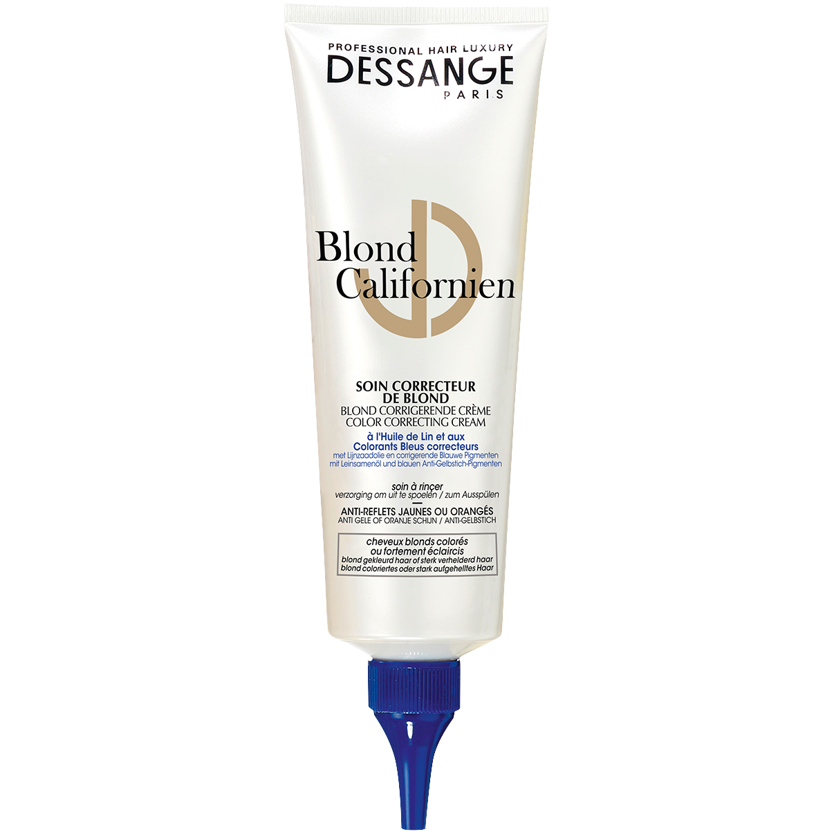 Dessange Professional Hair Luxury Blond Californien krem korygujący żółte i miedziane refleksy, 125 ml