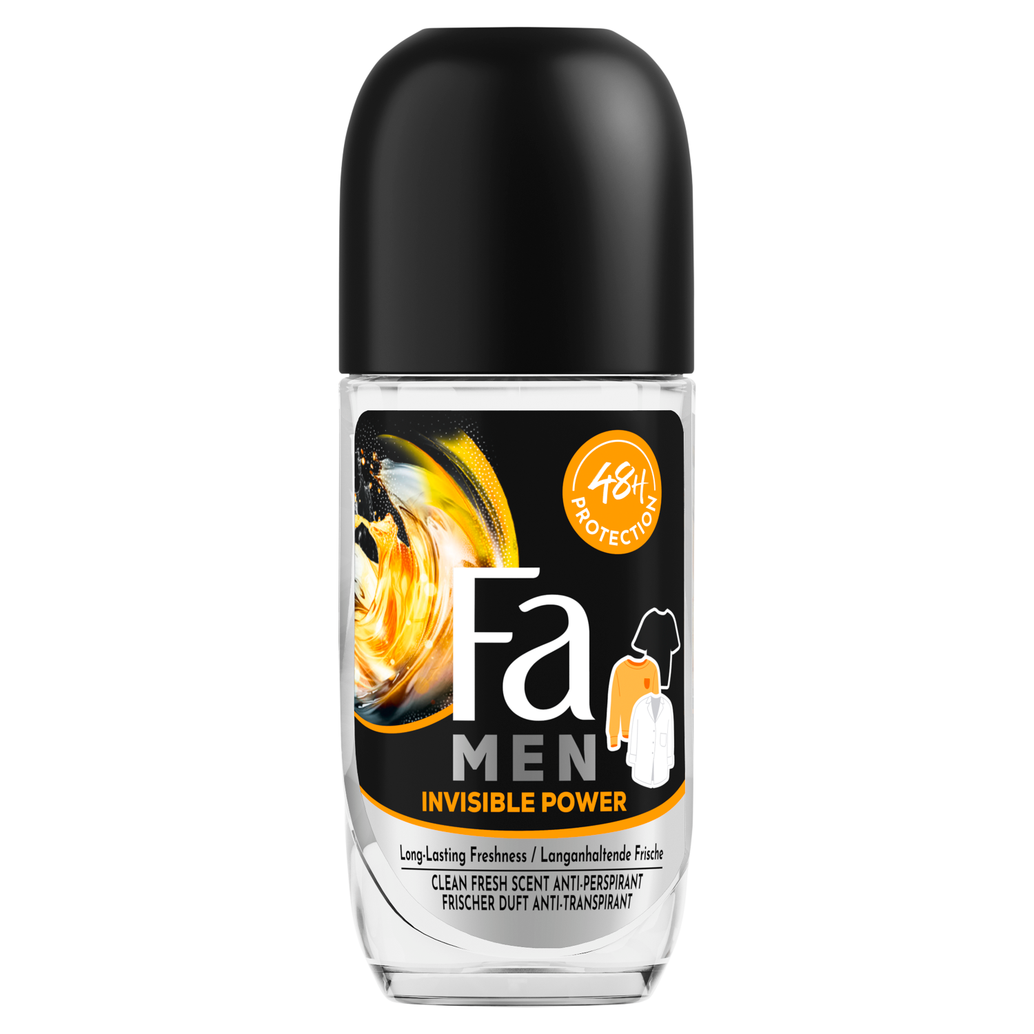 Fa Men Invisible Power 72H antyperspirant męski w kulce, 50 ml