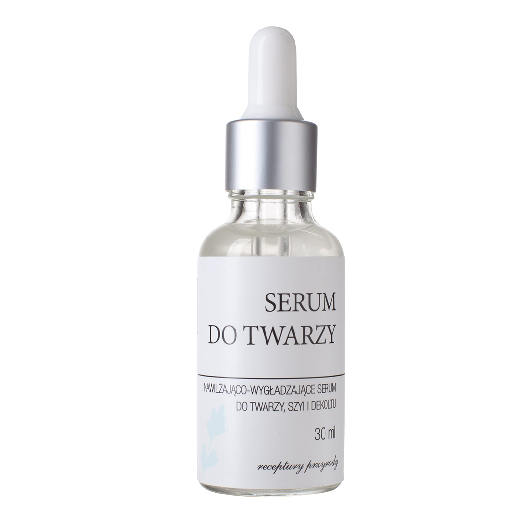 Fresh & Natural serum do twarzy nawilżąjąco - wygładzające, 30 ml