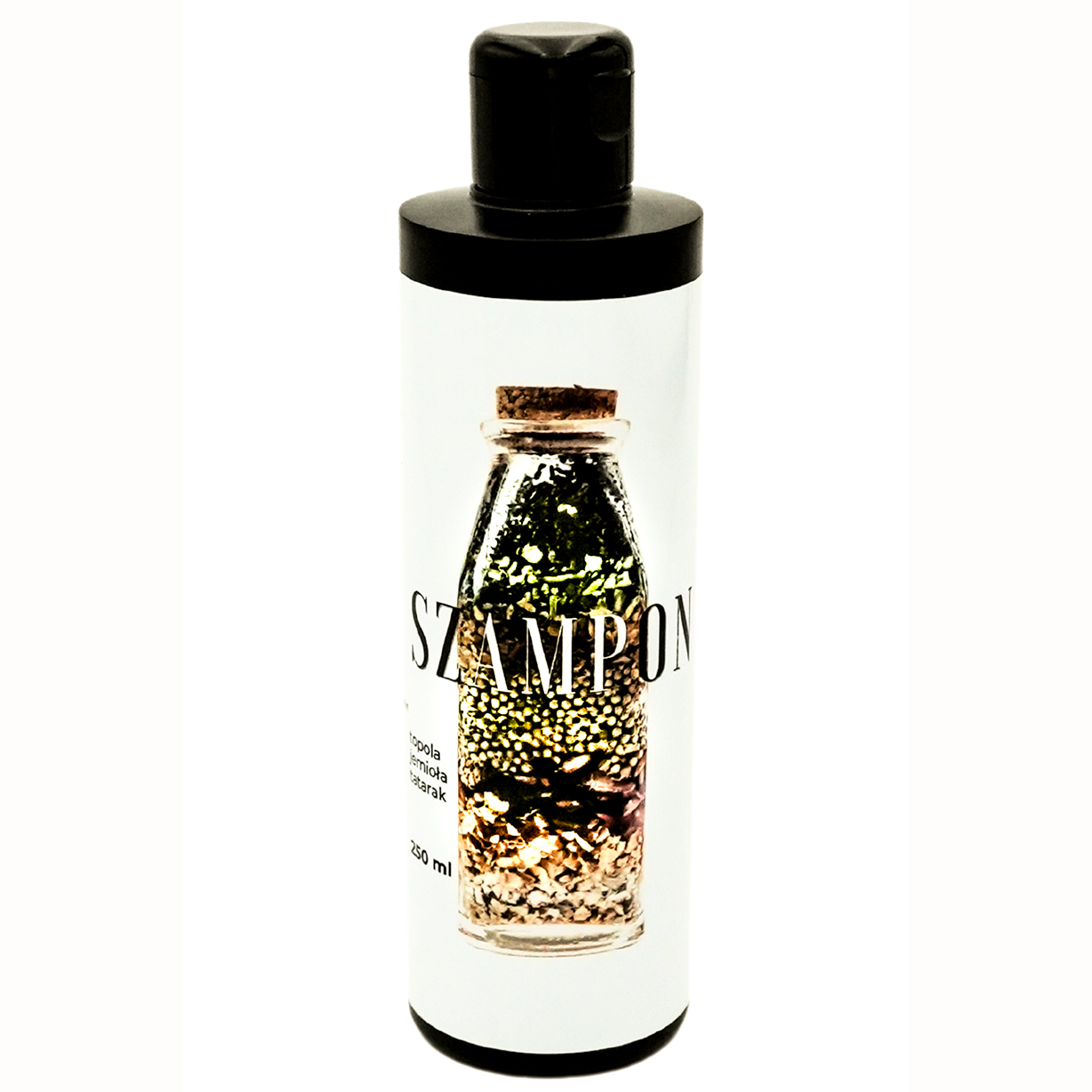 Trawiaste szampon roślinny do włosów z topoli i tataraku, 250 ml