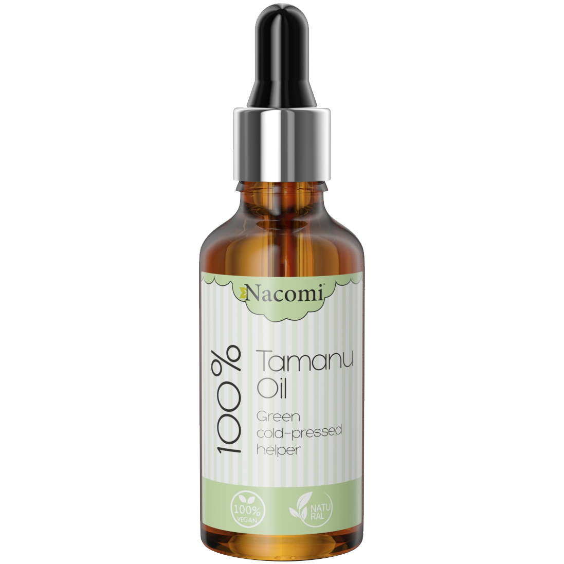 Nacomi Tamanu Oil olej tamanu do twarzy, ciała i włosów dla skóry suchej, mieszanej, tłustej i trądzikowej, 50 ml