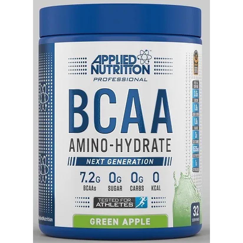 Applied Nutrition Amino-Hydrat BCAA suplement diety, Zielone jabłko, 450 g