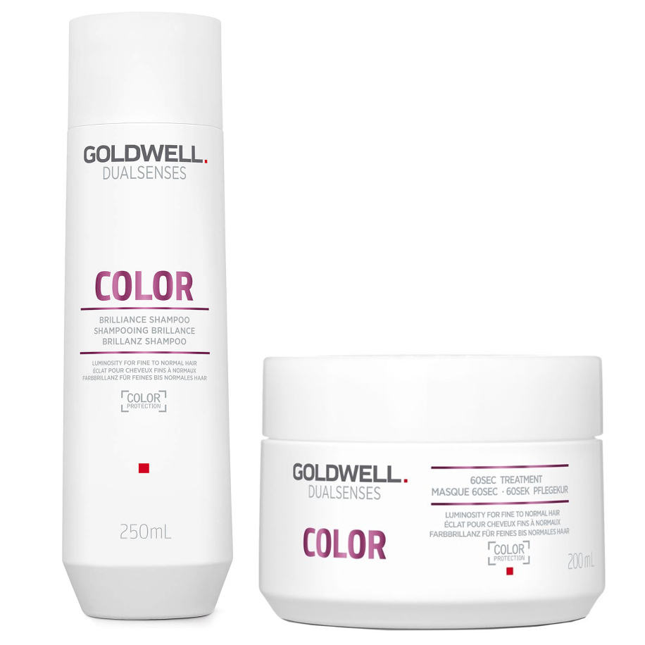 Goldwell Color zestaw do włosów farbowanych: szampon, 250 ml + maska, 200 ml