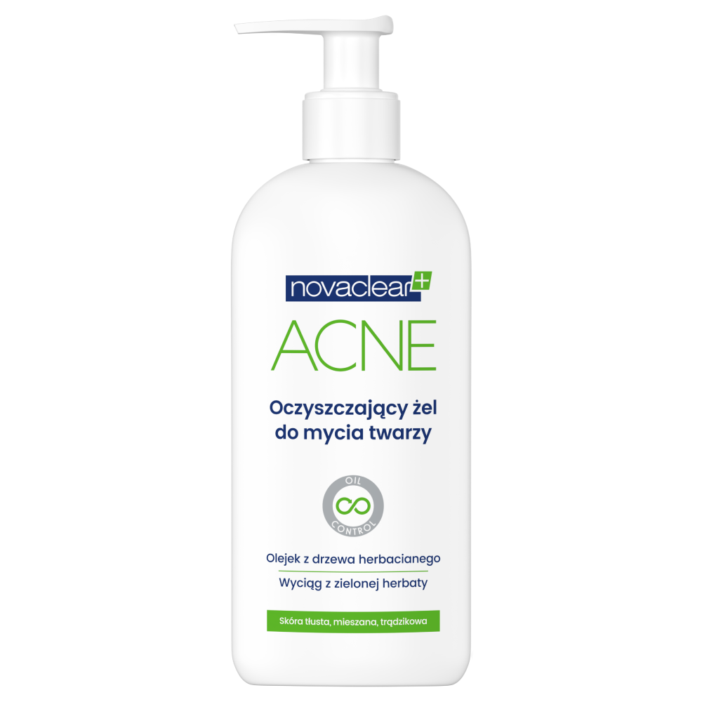 Novaclear Acne oczyszczający żel do mycia twarzy, 150 ml