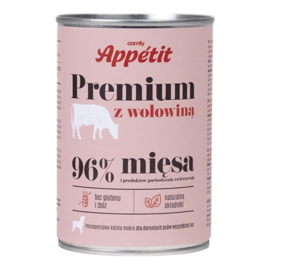 COMFY APPETIT PREMIUM z wołowiną 400 g