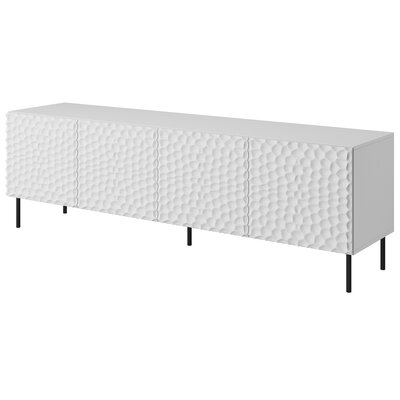 Szafka RTV CAMA MEBLE Hole Biały