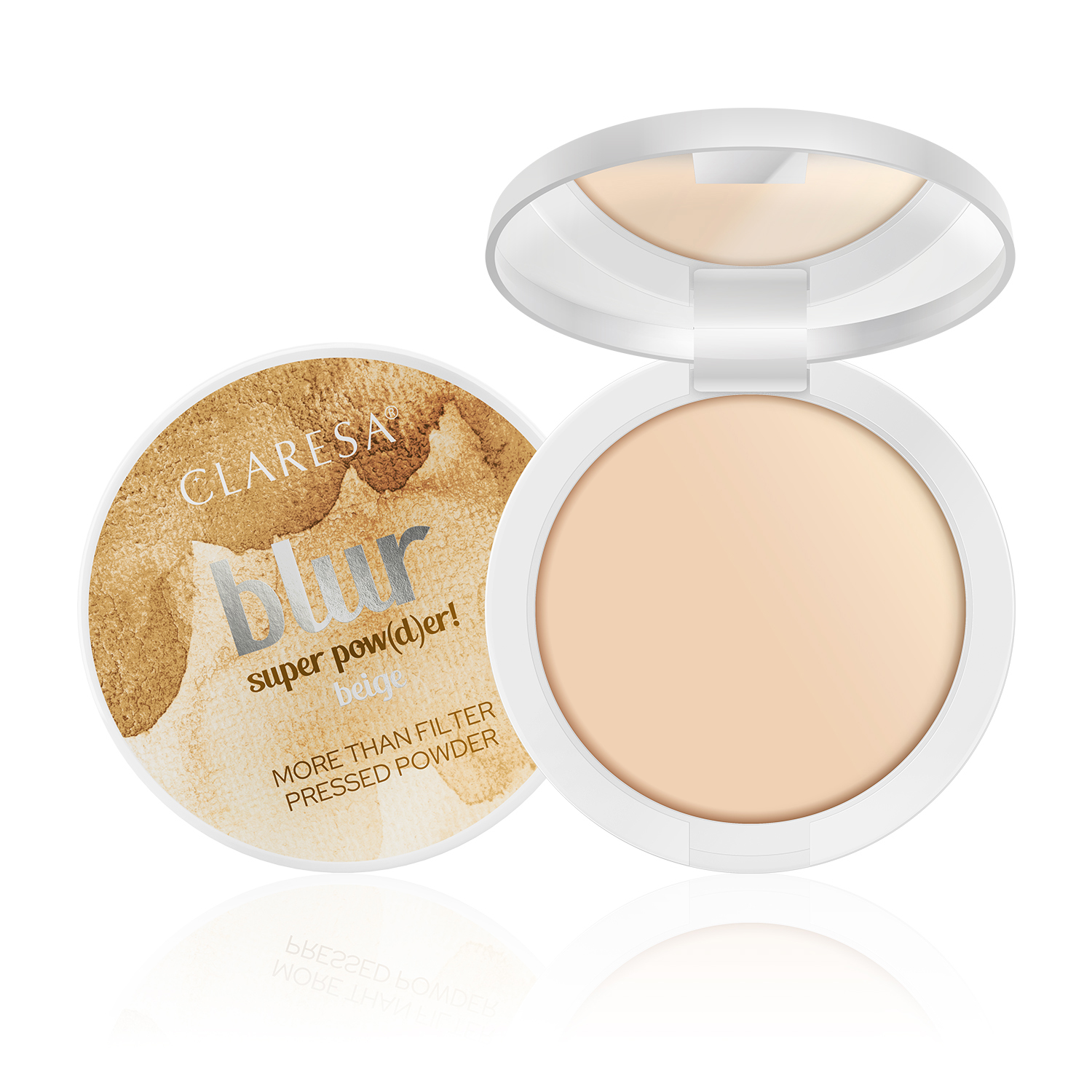 Claresa Blur Super Pow(D)er! puder do twarzy beige, 10 g