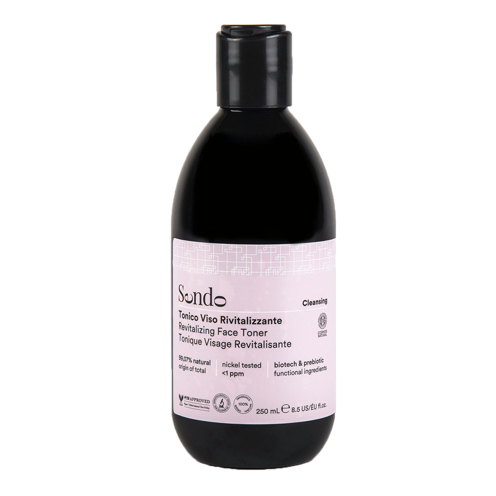 Sendo Skin Care nawilżający tonik do twarzy z prebiotykami, 250 ml