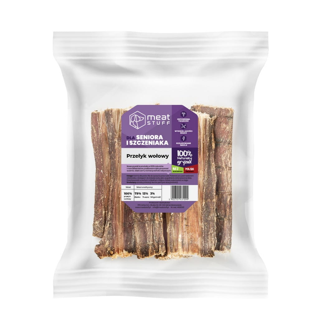 MEAT STUFF Przełyk wołowy cięty 4 szt