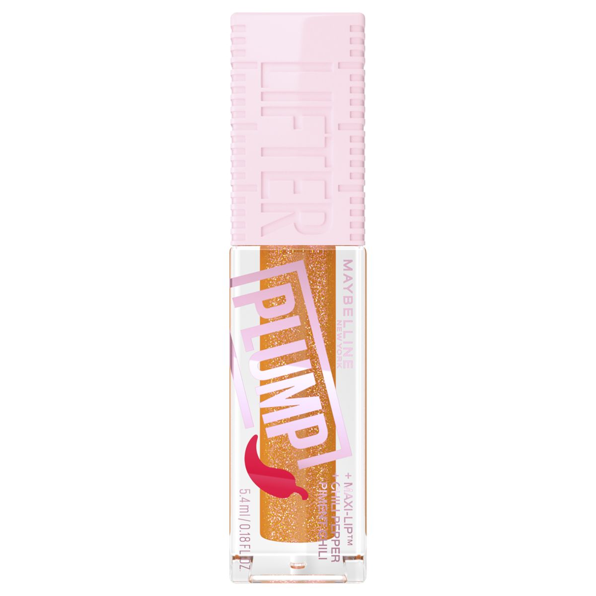 Maybelline New York Lifter Plump błyszczyk powiększający usta 008 hot honey, 5,4 ml