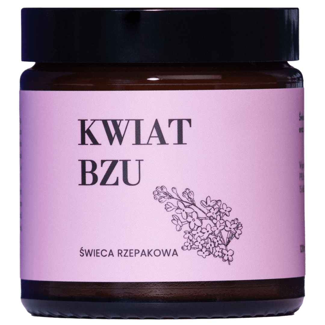 Mglife rzepakowa świeca zapachowa Kwiat Bzu, 120 ml