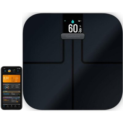 Waga łazienkowa GARMIN Index S2 010-02294-12 Czarny